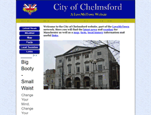Tablet Screenshot of cityofchelmsford.info